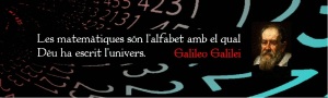 1 Galileo Galilei Matemàtiques alfabet Déu escriu univers